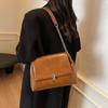 Retro Simple Underarm Bag 2025 Autumn New Fashion Textured Chain Shoulder Bag Crossbody Bag Women