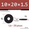 Blackened Thickened Metal Flat Washer Spacer, Round, M3-M42