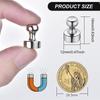 10Pcs Magnetic Pins Neodymium Magnetic Thumbtacks For Whiteboard Cone Strong Magnets Fridge Pushpin Home Storage Tools