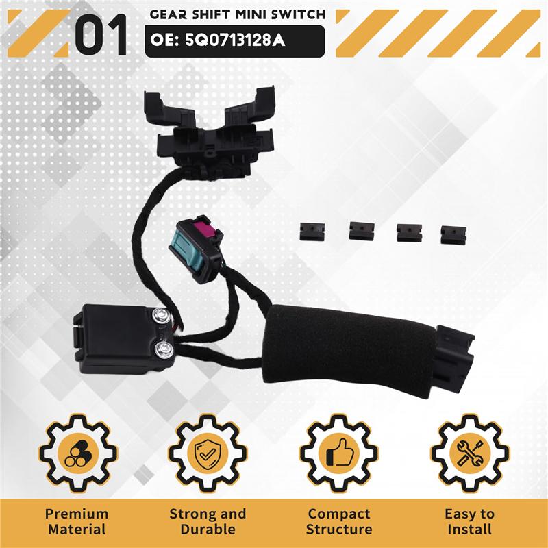 Well-Gear Shift Mechanism Mini Switch Mini Switch 5Q0713128A Shift Mechanism Mini Switch For VW Mini Switch NONE чёрный