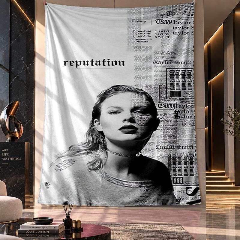 Wall Hanging Tapestry,Taylor Swift Printed Fabric Backdrop For Dorm Room Party Decoration