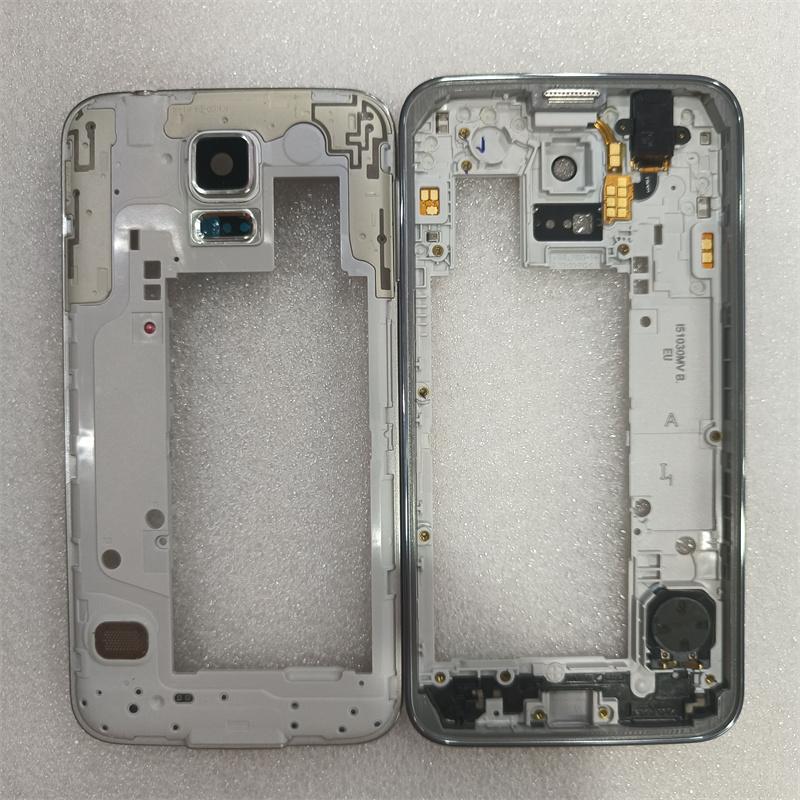 High-quality Middle Frame Bezel Chassis Housing For Samsung Galaxy S5 Neo G903 G903F Middle Frame +Power Volume Button