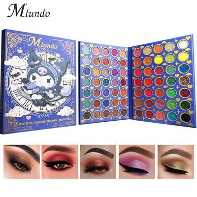 Bitte beachten Sie die detaillierte Beschreibung Mlundo 70-Farben Pearl Matt Performance Shooting Bühnen-Make-up Lidschatten-Palette (2 Packungen)