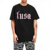 Casual Tusa Karol G Pink T-Shirt Men Round Neck Cotton T Shirt Short Sleeve Tee Shirt Plus Size Clothes