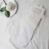 Fashion Funny Lace Up Bow Spring Chiffon Streetwear Women Socks Mesh Transparent  Socks