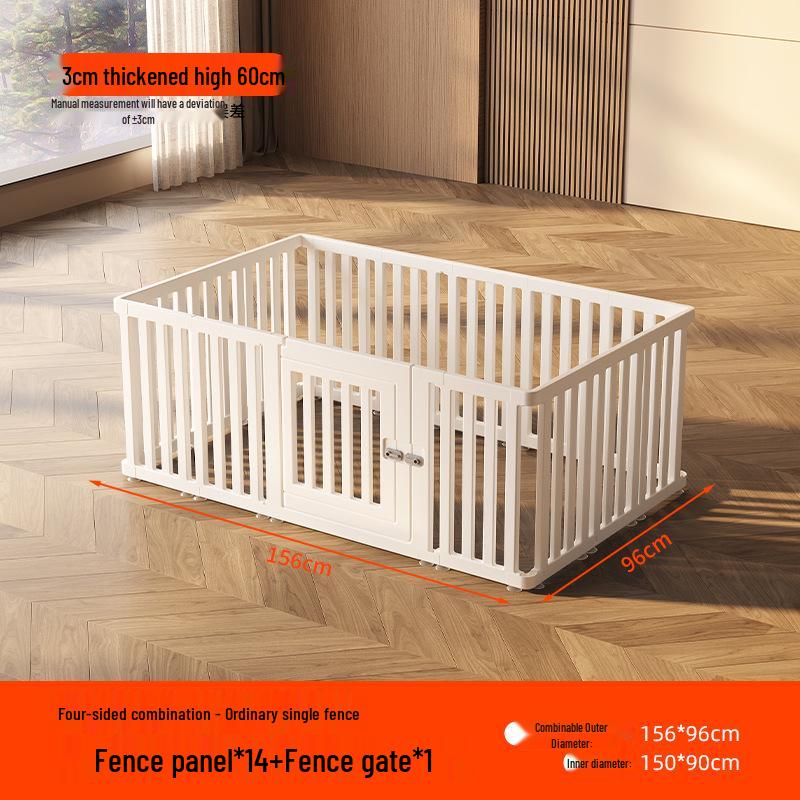 60CM High Transparent Indoor Dog Fence - Flexible Barrier for Small Pets
