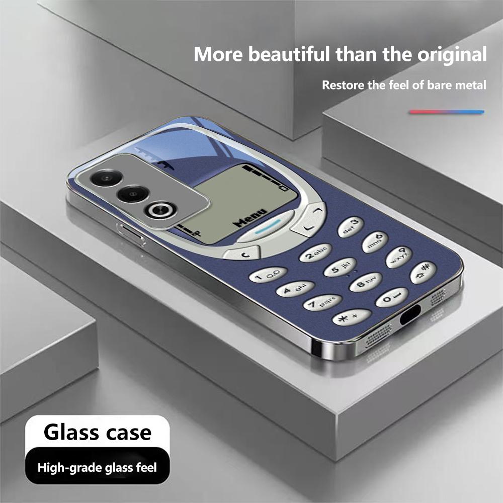 

Чехол для телефона N165 Funny Retro Button art Design для iPhone 16 Pro Samsung S24 S23 Ultra A54 A35 Xiaomi Redmi Note 13 с покрытием из закаленного стекла for iPhone 12 mini