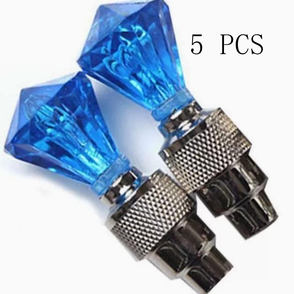 Flash Bicycle Valve Lights Waterproof Tire Valve Caps Lantern Lamp Bike Wheel Light  Night Riding