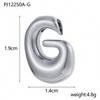 CARLIDANA Hot Sale Stainless Steel Capital Letter Alphabet Irregular Bubble Initial Pendant Charms For DIY Jewelry Necklace