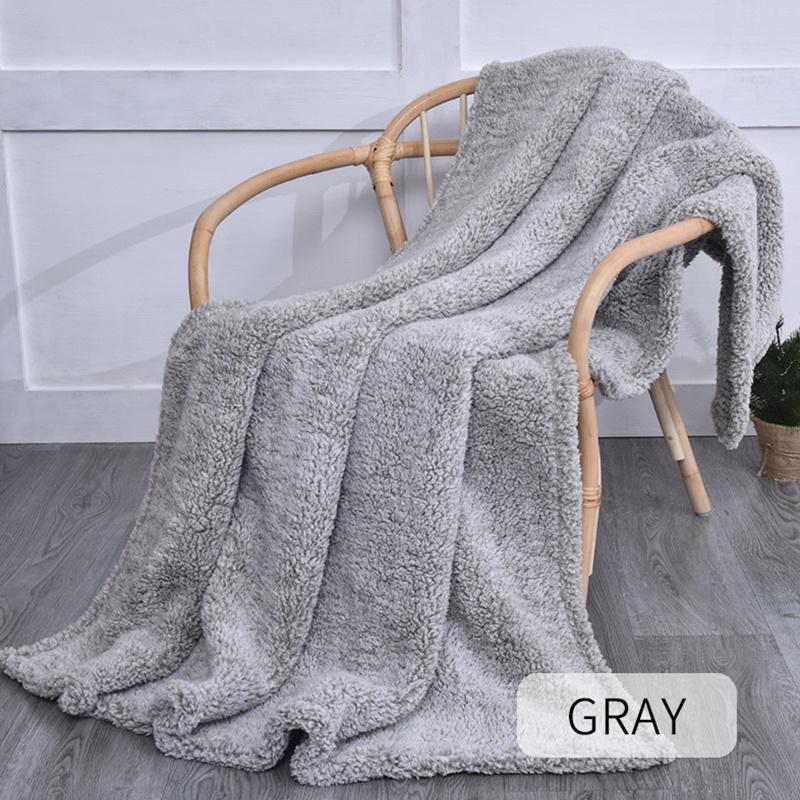 Shaggy Blanket Faux Fur Throw Blanket Bed Sofa Chair Super Soft Blanket Home Decor