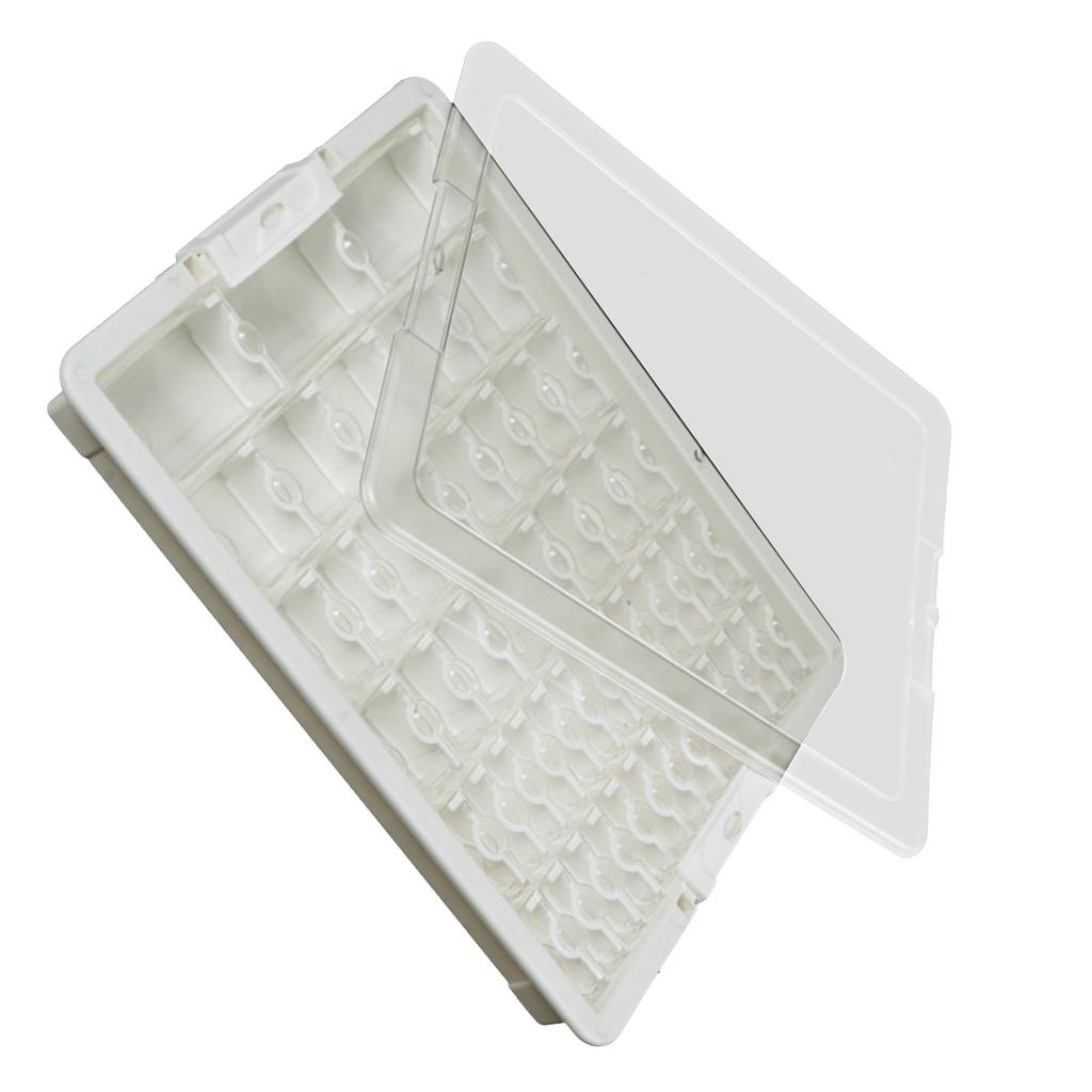 Plastic Bead Sorting Box with Individual Compartments Transparent Lid Sorting Tray for Jewelry Making Enthusiasts