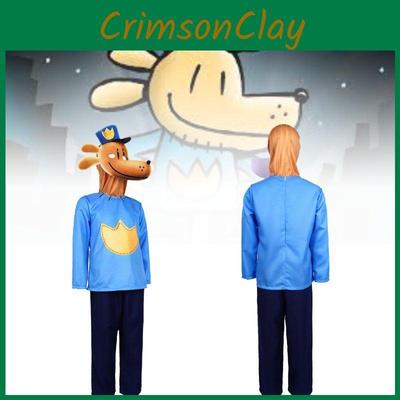 Eye-catching Dog Man Halloween Costume For Youths Unisex Fashionable Design