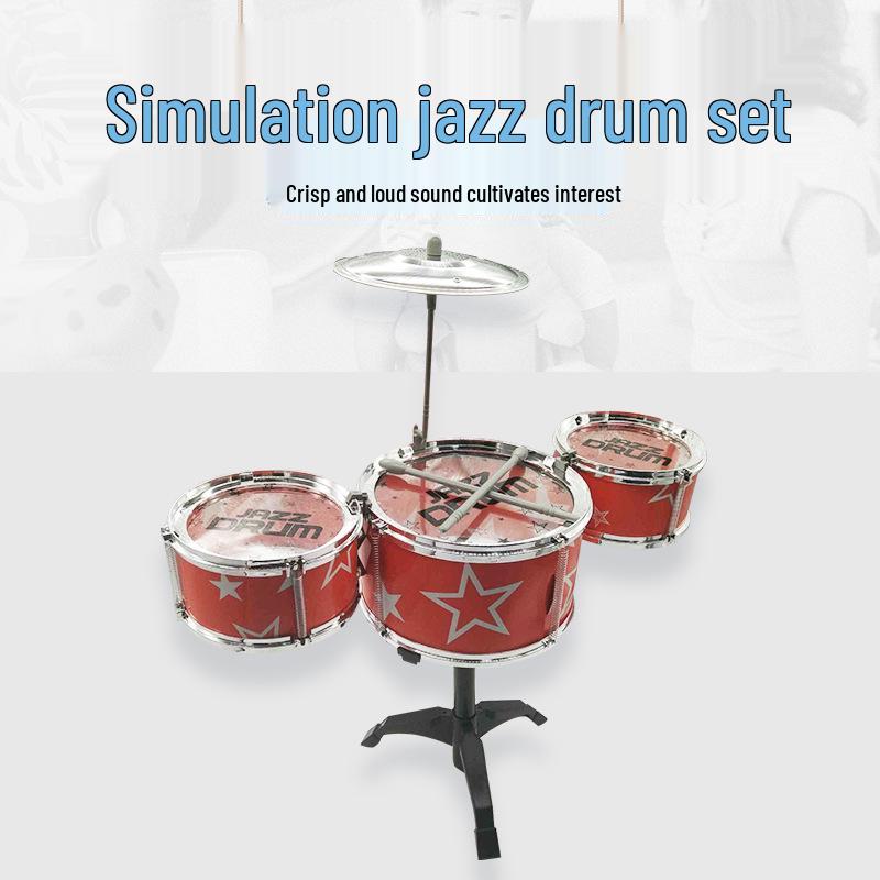 Children's Educational Jazz Drum Set Toy - Early Music Enlightenment Instrument