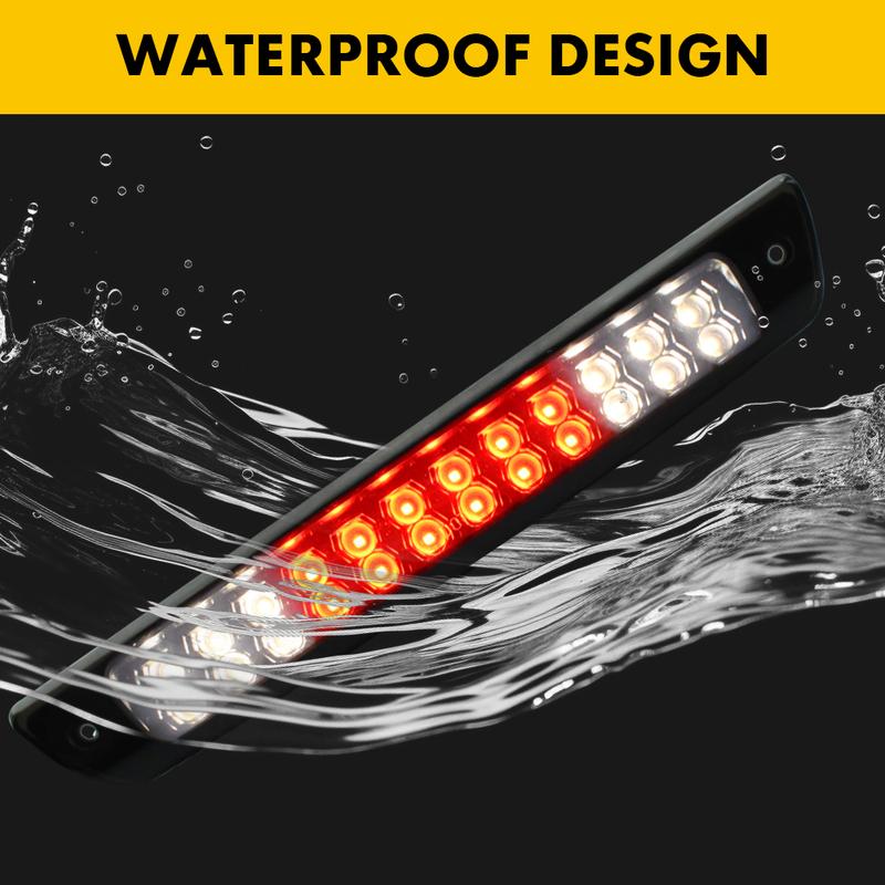 3rd Brake Light Suitable For Dodge Ram 1500 94-01 2500 3500 94-02 Double Row Lights Car High Brake Light OE#55077263AB Black