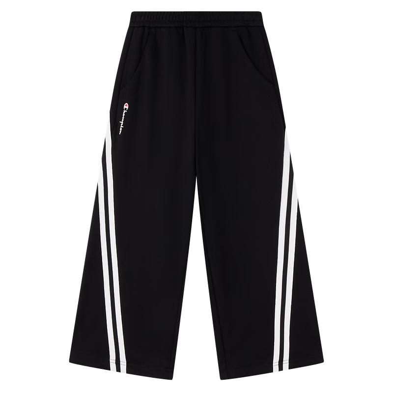Champion Kids' Embroidered Striped Wide-Leg Sport Pants