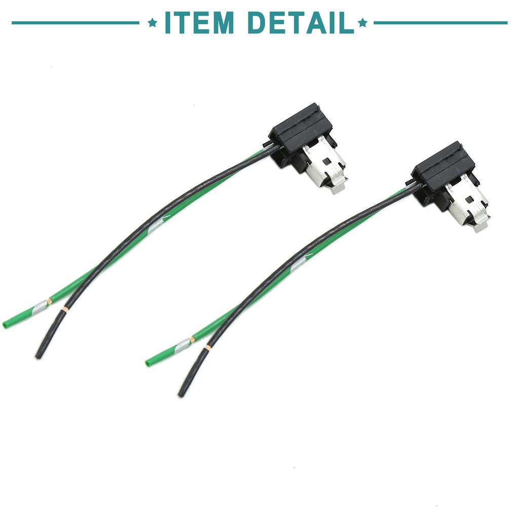 ACROPIX 2 st Bil Universell H1 H3 Dimljuslampa Sockel Kabelhärva Kontakt Svart