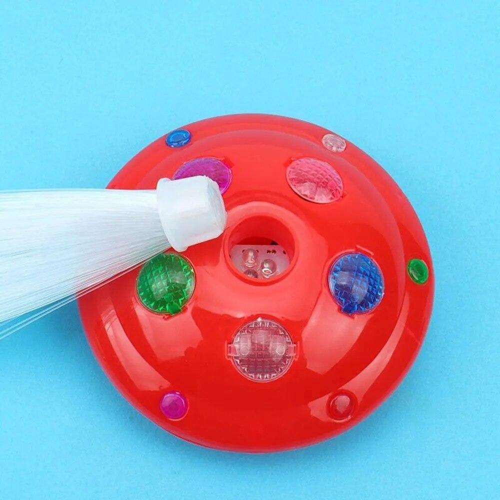 1PC Luz LED de Fibra Óptica de Color Lámpara de Noche Decoración de Boda Navideña Estrellas Brillan en la Oscuridad Juguetes para Niños Lámparas de Noche