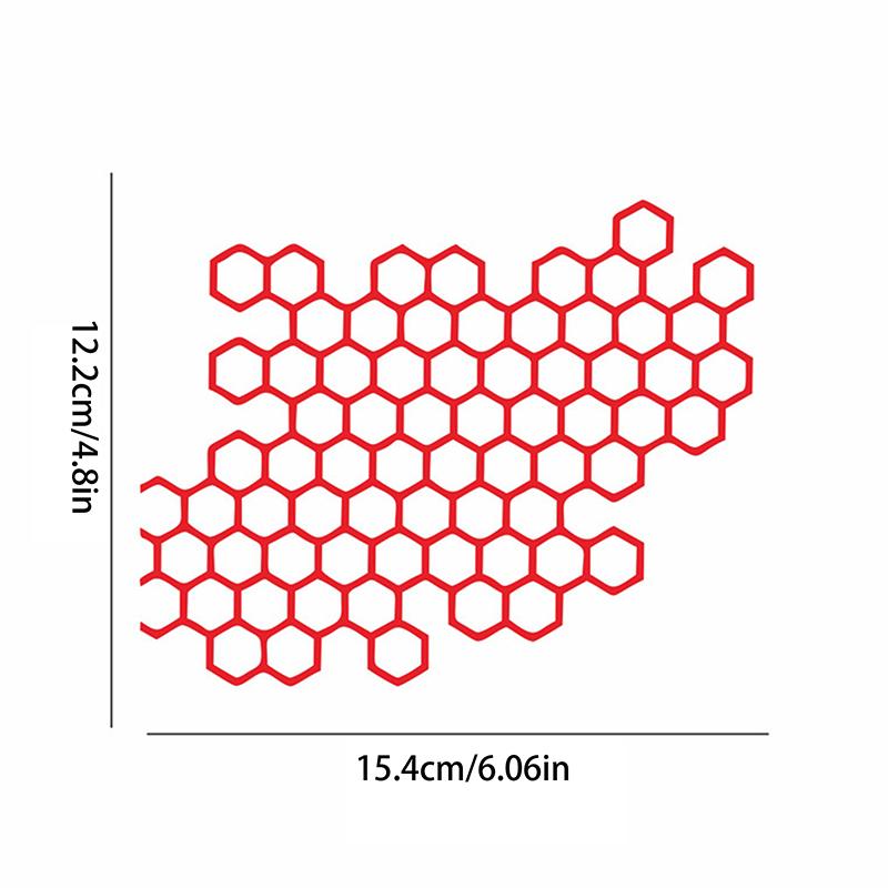 Motorcycle Sticker Honeycomb Helmet Decals Stickers Car Refit Creative Body Decoration Decals Waterproof Bumper Sticker