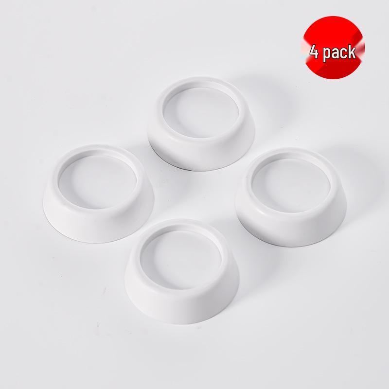 Anti-Slip Vibration-Reducing TPE Rubber Foot Pads for Washer/Refrigerator белый
