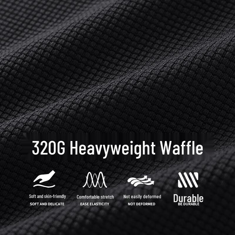 Baleno Men's Waffle Knit Wide-Leg Casual Pants