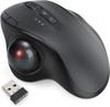 JOMAA Rechargeable 2.4G Wireless Dual-Mode Trackball Mouse for Office and Drawing