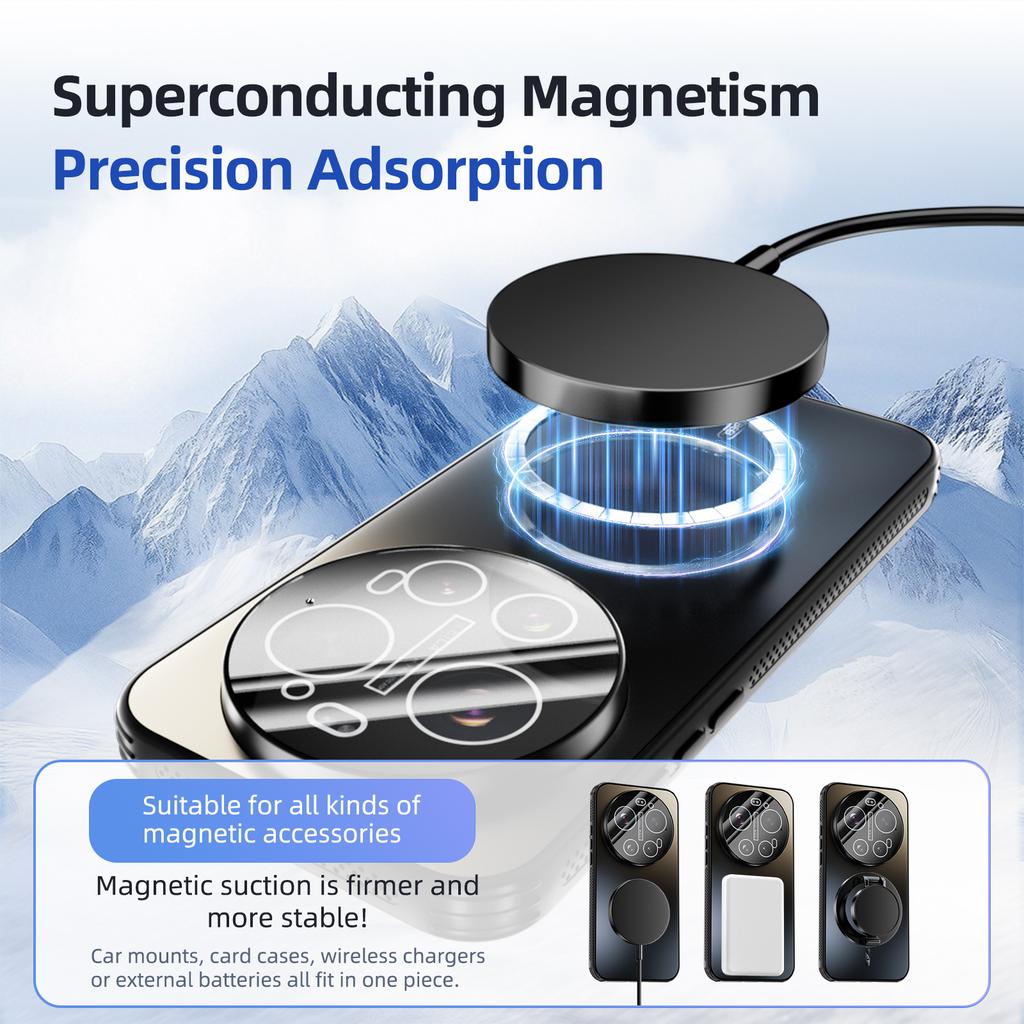 ABEEL For Xiaomi 17 Ultra 5G Magnetic Case TPU PC Cooling Matte Phone Back Cover with Lens Film