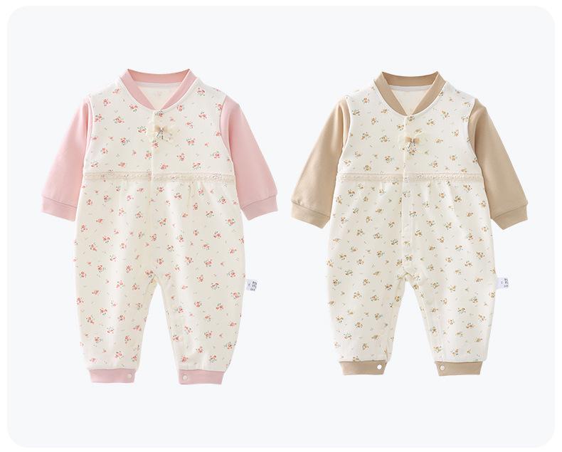 Best-Selling Newborn Jumpsuit: Spring/Fall A-Class Outfit for Boys & Girls, Outdoor Crawling Suit