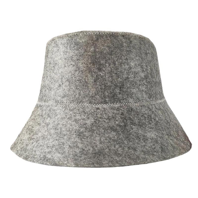 Sauna Hat for Heat Protection Insulated Thermal Cap Fisherman Hat for Spa and Bath Sweat Absorbing Sauna Accessories