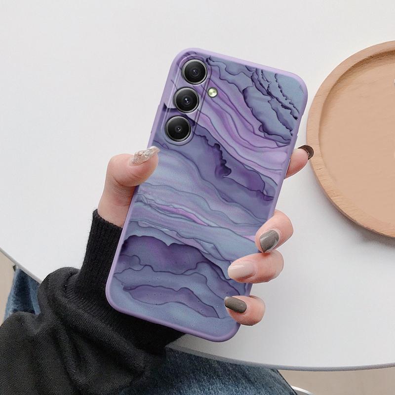 Mramorové měkké silikonové pouzdro pro Xiaomi Redmi Note 13 Pro 13C Poco M6 Samsung A35 A55 M35 S24 Huawei Honor 200 iPhone ochranný kryt proti nárazu