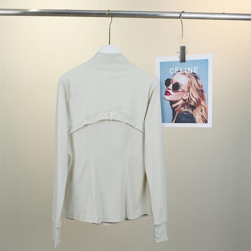 2024 Women's Slim Fit Stand Collar Sports Jacket - Long Sleeve Yoga & Outdoor Fitness Wear