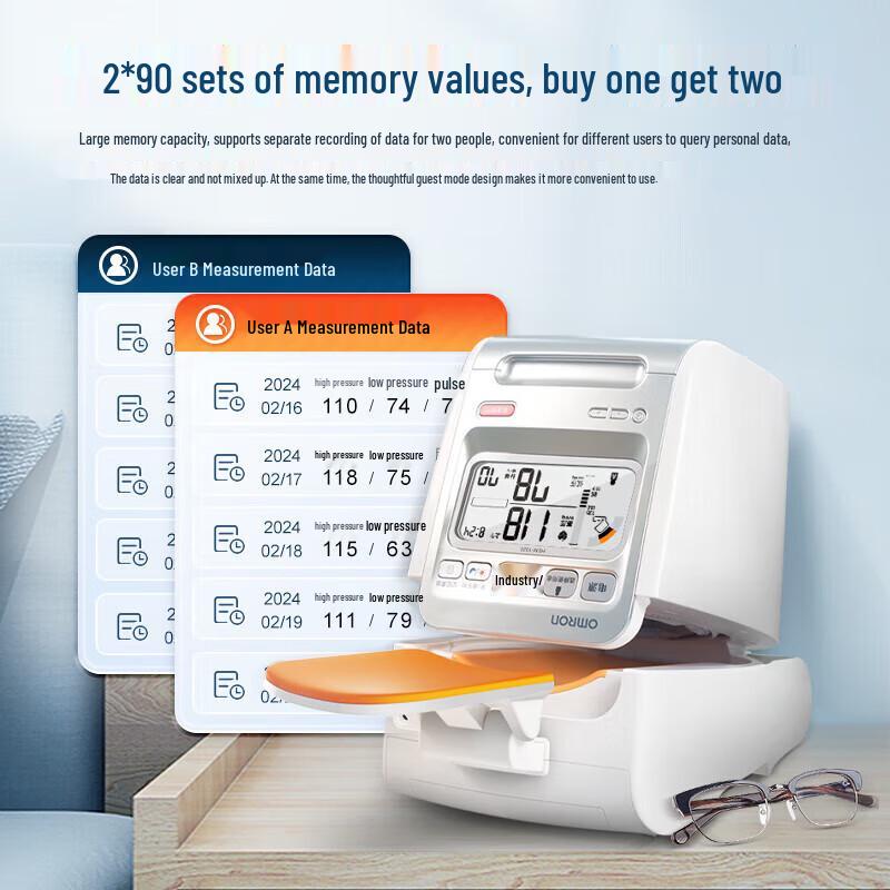 Omron HEM-1020 Upper Arm Electronic Blood Pressure Monitor