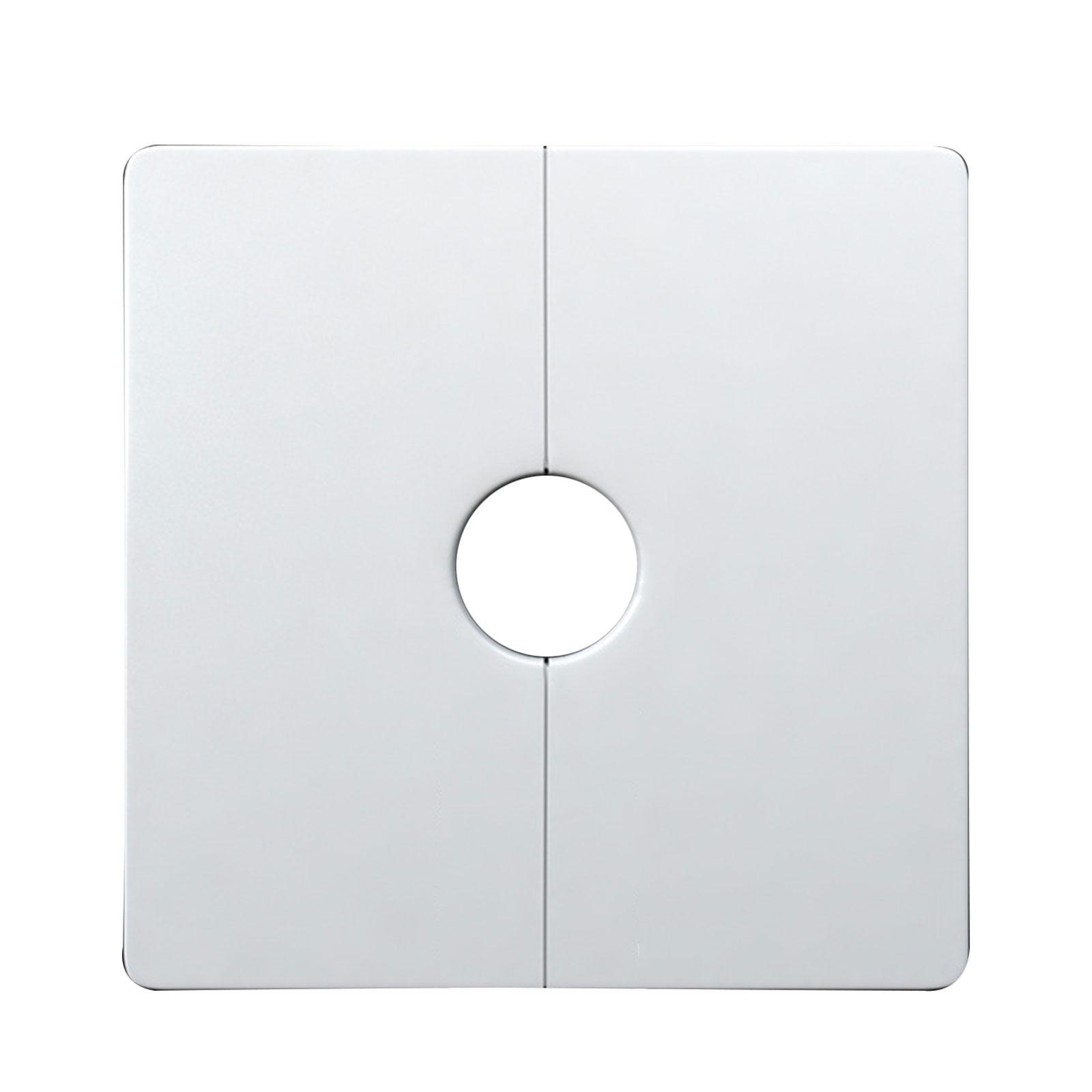 

Wall Split Flange Square Escutcheon Plate Water Pipe Wall Covers Reserved Drill Hole Panel Decor for Wires Faucets Pipes 22