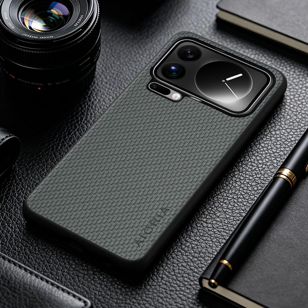 Phone Case: New Stylish Business Casual Phone Case for Xiaomi 17T Pro 17 Pro Max Ultra Faux Carbon Fiber Synthetic Leather Phone Cover