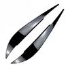 Glossy Black Car Head Light Lamp Eyebrow Eyelid Cover Trim for BMW 4 Series F32 F33 F36 2014 2015 2016 2017 2018