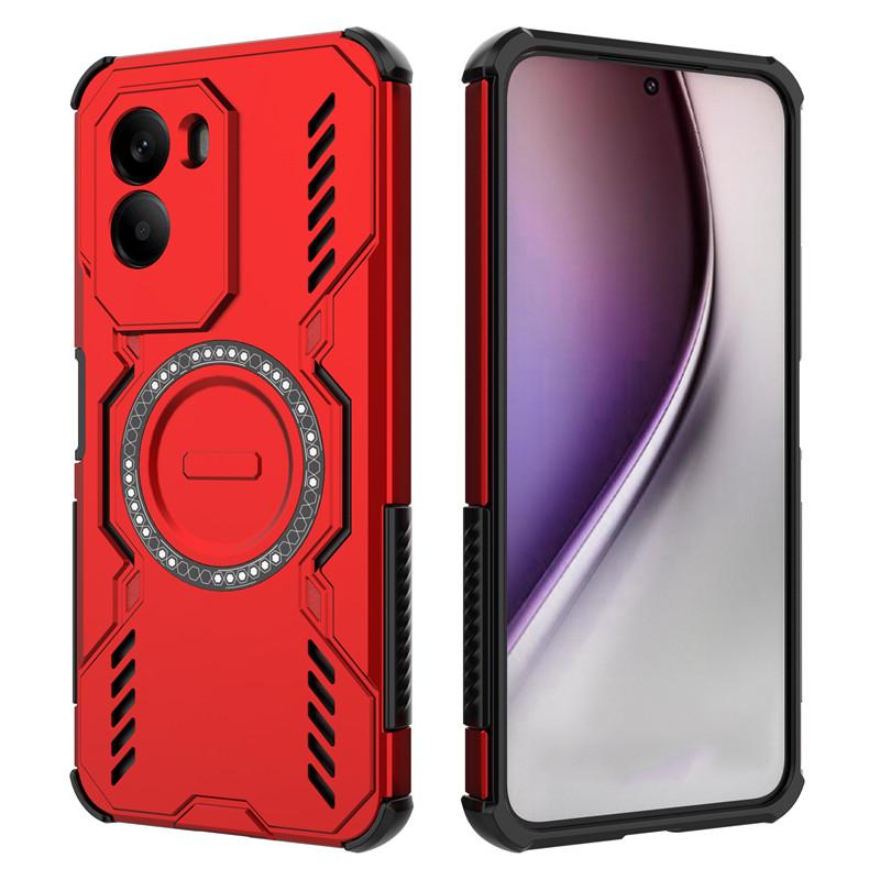 For Xiaomi Poco M7 Plus Case Poco M7 Plus Cover Heat Dissipation Magnetic Wireless Charging Protective Phone Cases On Poco M7 4G