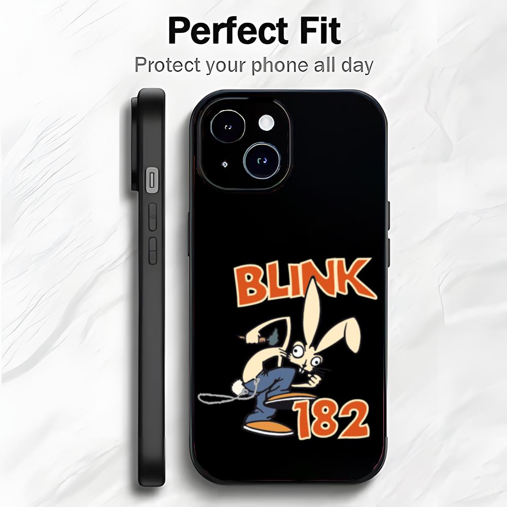 Pop Punk Band B-Blink-182 Phone Case Phone Case Soft Packaging Lightweight For iPhone17 16 15 14 13ProMax