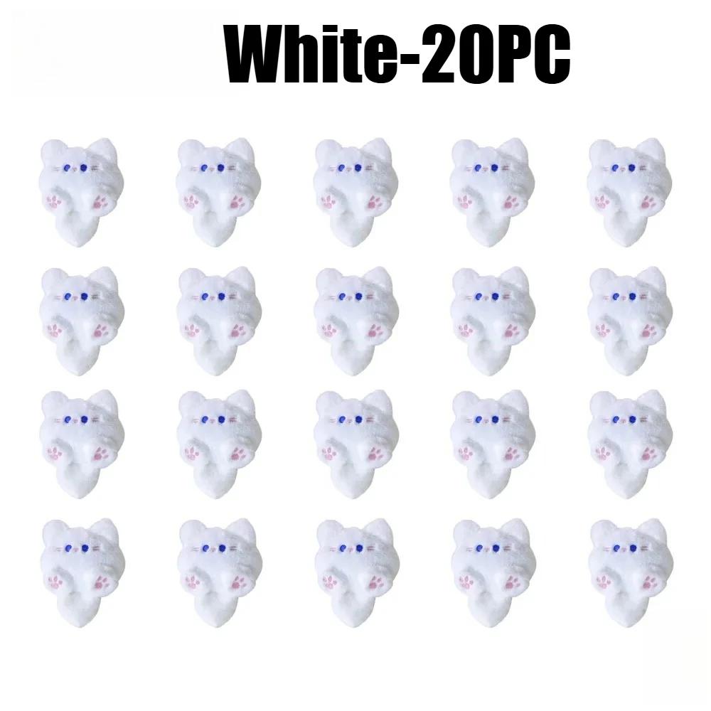 Kawaii Keychain Cute Plush Cat Doll Pendant Key Chain Girls Backpack Stuffed Keychain Soft Toy Couple Bag Decorative Gifts