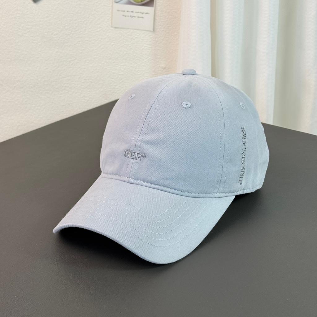 Fashion Hat gradual change men's and women's new baseball caps sunscreen sunshade pure cotton soft top cap Korean version of the trend street dance