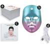 Rechargeable 7-Color LED Facial Mask Portable Photon Device for Skin Brightening