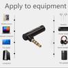 90° 3,5mm Stecker auf Buchse Audioadapter für Kopfhörer & Mikrofone (Apple & Android)