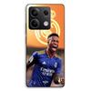 Phone Case - MANIACASE - Xiaomi Redmi Note 13 5G - Silicone TPU - Vini JR Wallpaper Real Madrid - Blue and Yellow