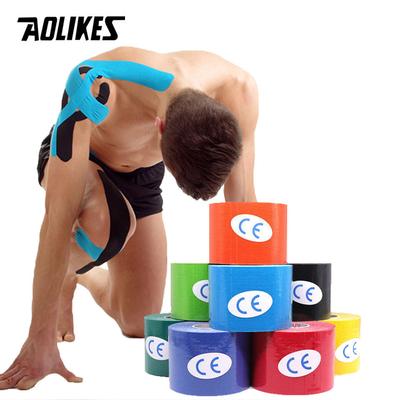 Aolikes 2 Größen Kinesiologie Tape Atmungsaktiv Wasserdicht Sporttape zur Linderung von Knie- und Muskelschmerzen Athletische Erholung
