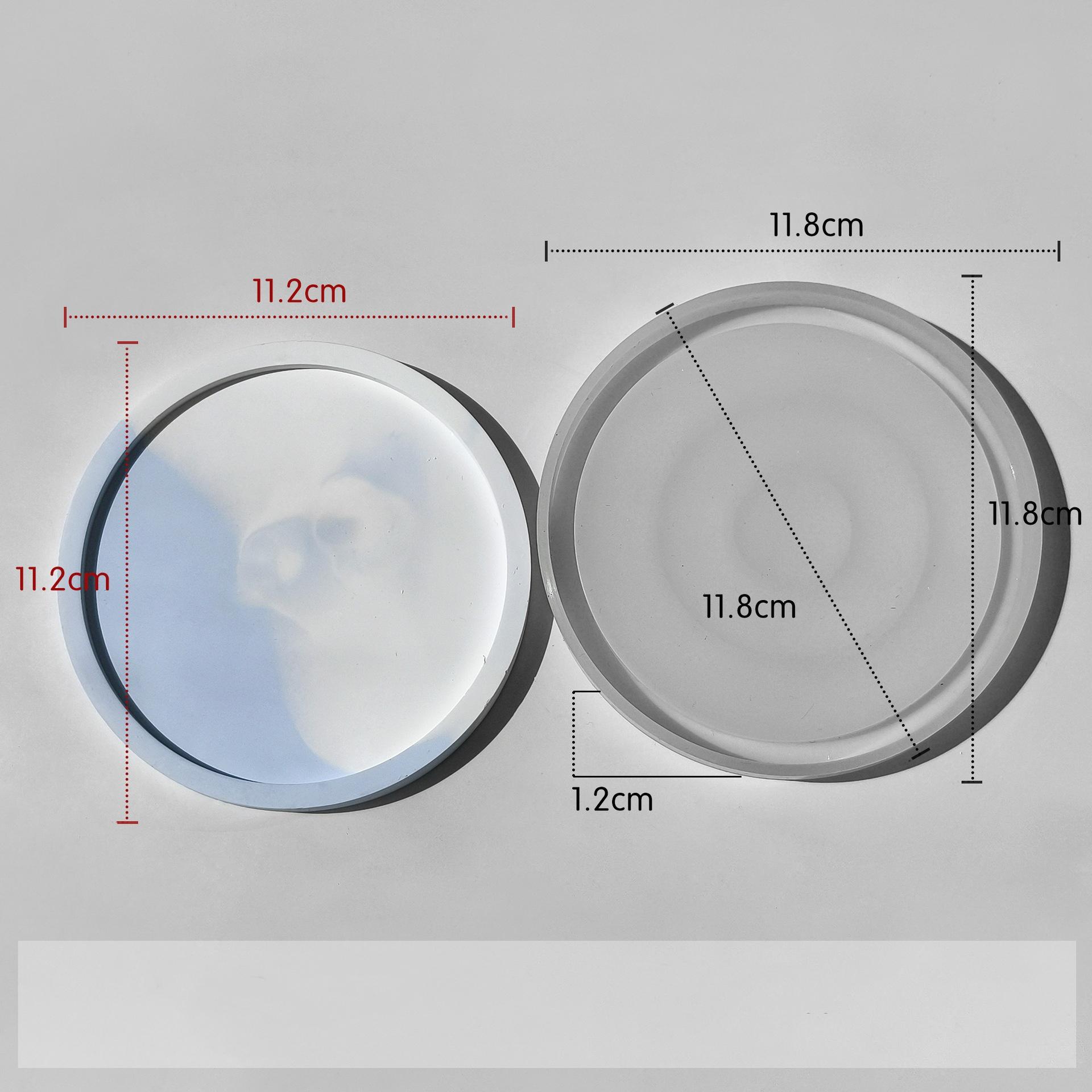 Drip Coaster Mold Silicone Resin Storage Resin Storage Mold Flower-Patterned Silicone Mold For Diy Enthusiasts Beginners