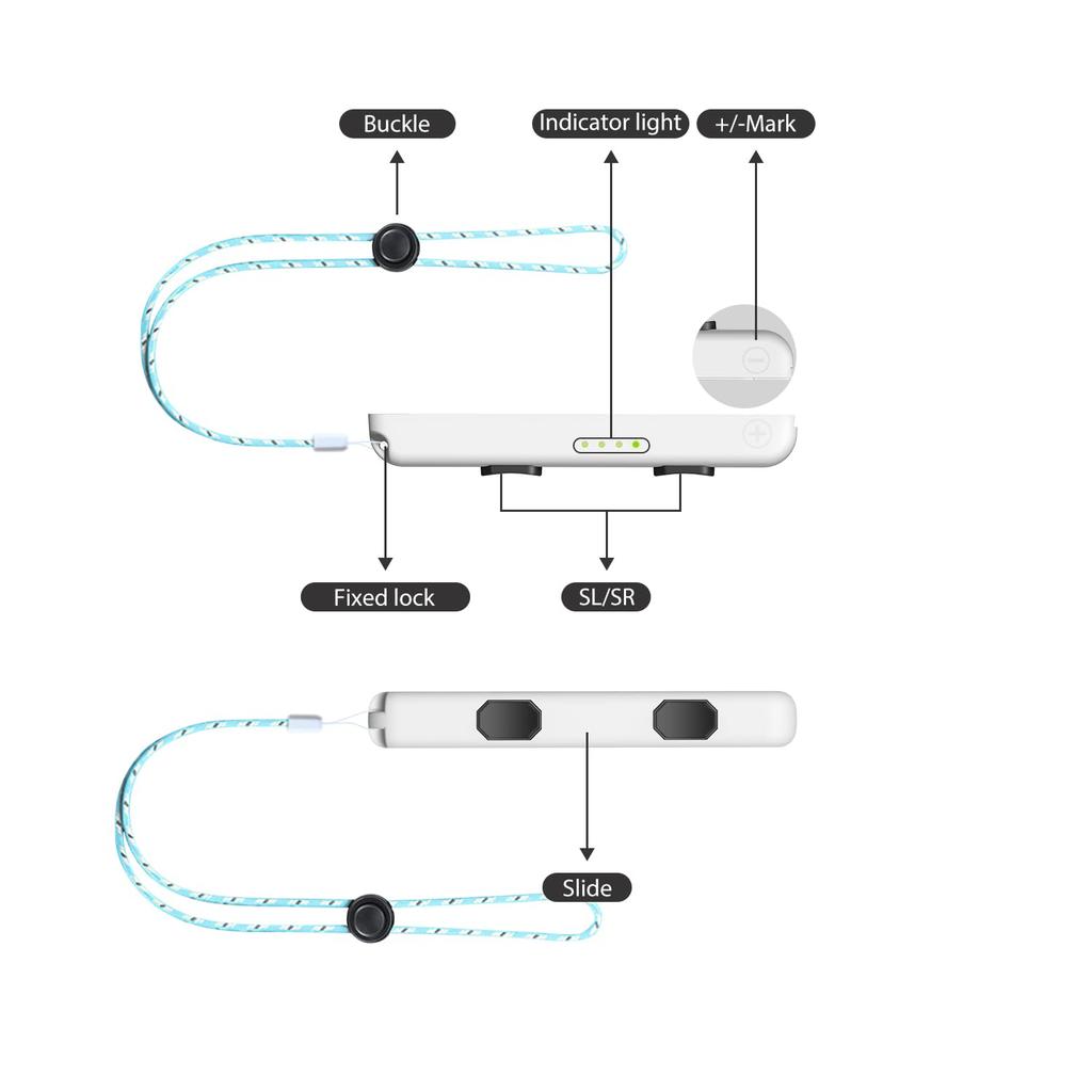 Pánt Kompatibilis Switch Joycon Pánt Csuklópánt Csere Támogatja Állítható Fekete Kicsi D.Gruoiza 4 db Szorosság, & Fehér,