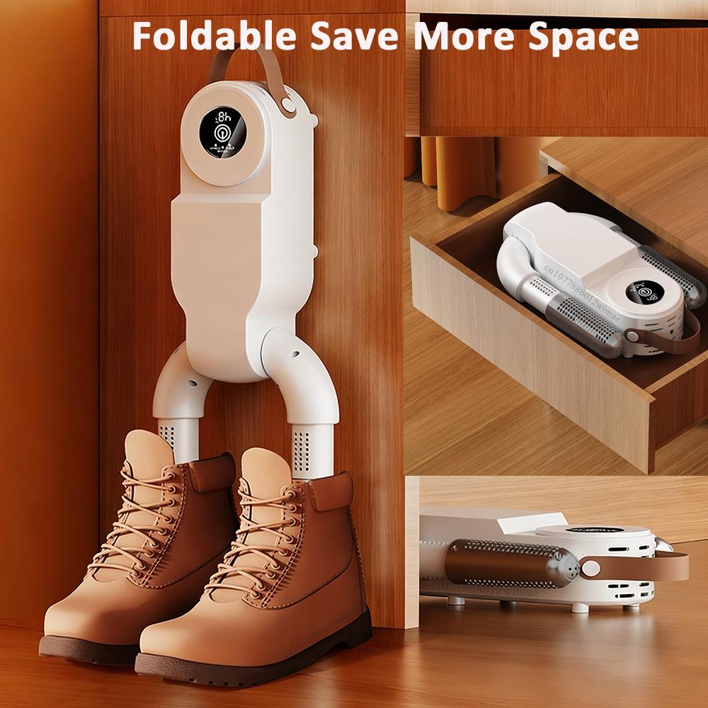 Shoe Dryer 220V Electric Shoes Drying Machine UV Sterilization Electric Footwear Dryer Foldable Boots Sneaker Slipper Dryer 110V