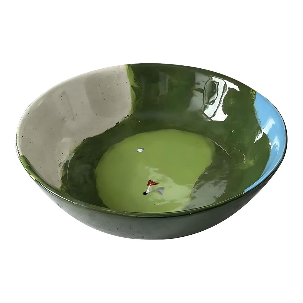 Hand Painted Golf Bowls, Decorative Bowls, Men's Golf Gifts, Golf Theme Home Decor