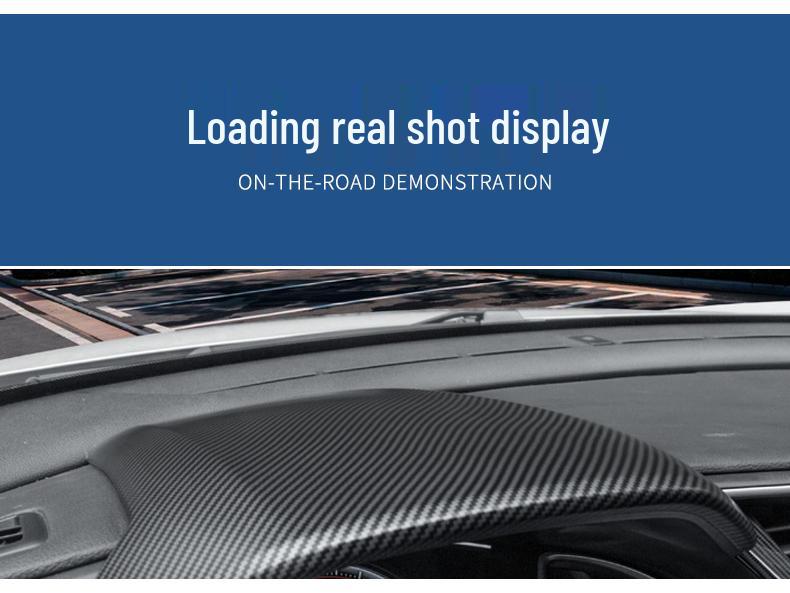 Carbon Fiber Dashboard & Steering Wheel Cover for 10th Gen Civic - Interior Modification Accessory