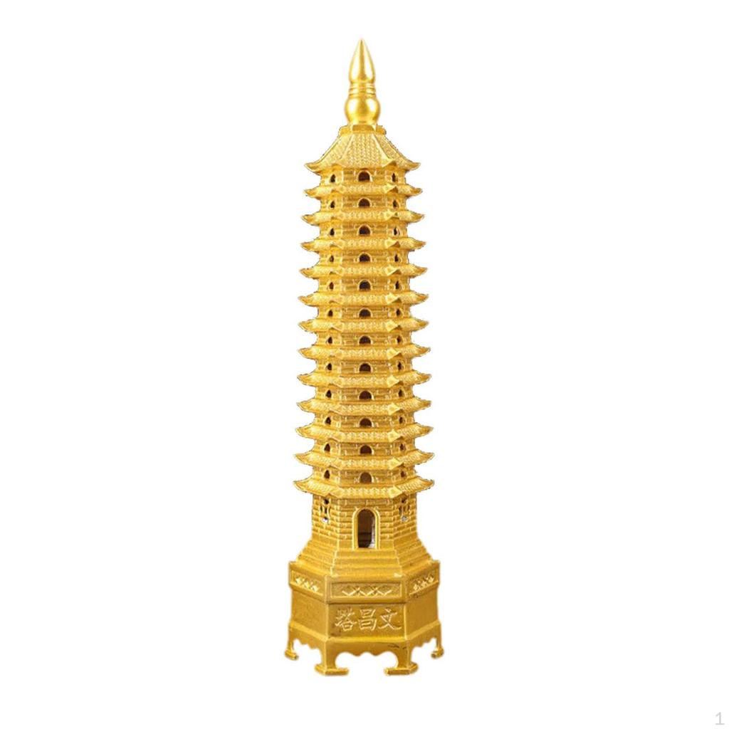 Traditionelle Ornament Wenchang Turm Figuren Kunstwerk Sammlung Dekoration Kupfer Statuen für