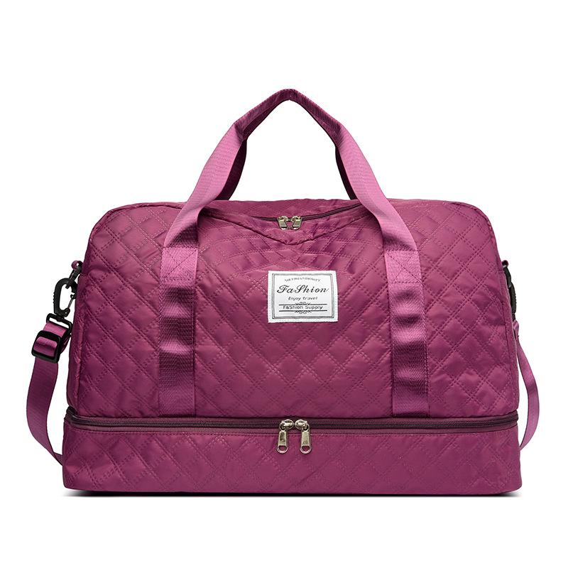 Women's Short Trip Lightweight Water-Repellent Travel Bag, Large Capacity Handheld Luggage and Portable Hospital Storage Bag