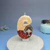 Cartoon Birthday Number Cake Candles - Handmade Decorations
